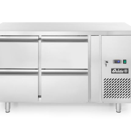 Koelwerkbank met 4 lades Profi Line 280L, Arktic, Profi Line, 230V/250W, 1360x700x(H)858mm