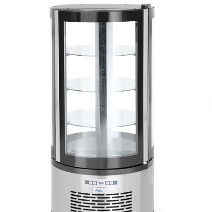 Gebaksvitrine rond , Arktic, 100L, 230V/210W, âŒ€480x(H)1065mm