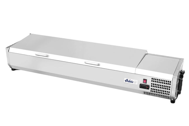 Opzetkoelvitrine GN 1/3, Arktic, 4x GN 1/3, 230V/180W, 1205x420x(H)630mm