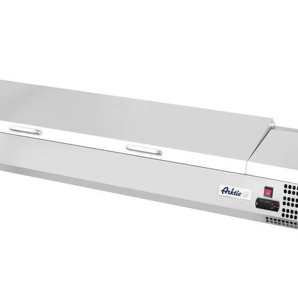 Opzetkoelvitrine GN 1/3, Arktic, 7x GN 1/3, 230V/180W, 1605x420x(H)630mm