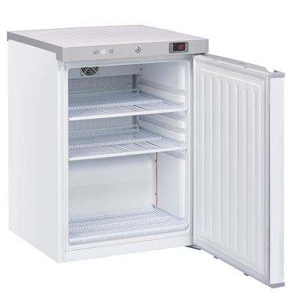 Vrieskast in met wit gelakte stalen behuizing, Arktic, Budget Line, Wit, 220-240V/111W, 589x655x(H)838mm
