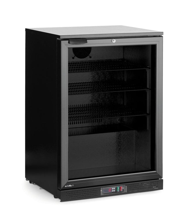 Backbar Koelkast Enkeldeurs, Arktic, 105L, Zwart, 220-240V/120W, 600x530x(H)870mm