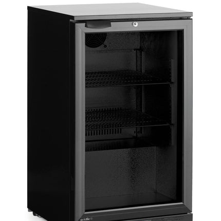 Backbar koelkast met enkele deur, Arktic, 86L, Zwart, 220-240V/120W, 500x530x(H)870mm
