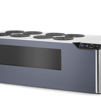 Wijnkoeler tafelmodel, met 2 temperatuurzones "Cellar", Arktic, Zwart, 220-240V/60W, 800x350x(H)293mm