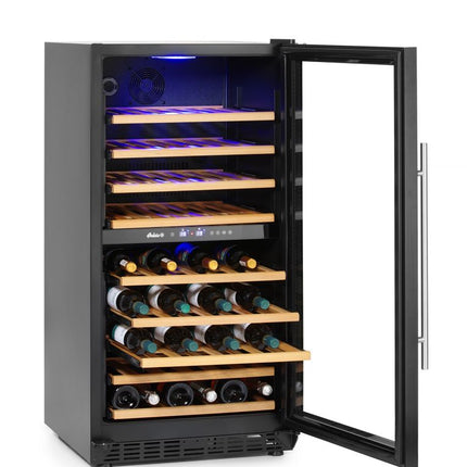 Wijnkoeler, 2 zones, 72 flessen, Arktic, 232L, 220-240V/110W, 595x675x(H)1215mm