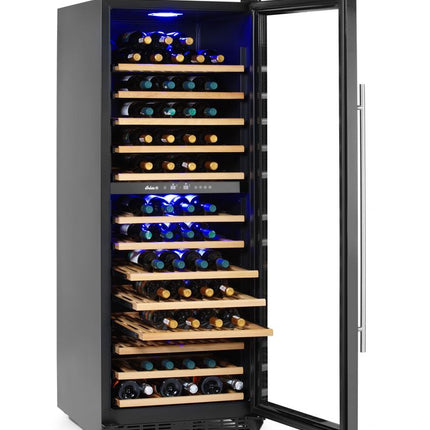 Wijnkoeler, 2 zones, 135 flessen, Arktic, 387L, 220-240V/130W, 595x675x(H)1625mm