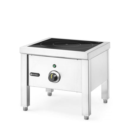 Inductiehokker met hoog vermogen, HENDI, 400V/5000W, 422x400x(H)366mm
