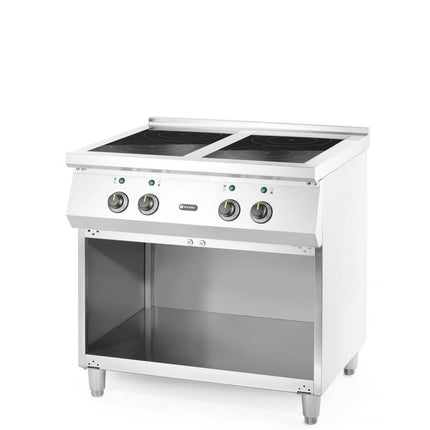 Inductiefornuis met 4 kookplaten, HENDI, 400V/17000W, 800x720x(H)854mm