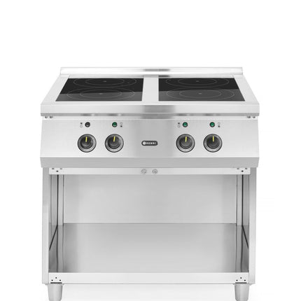Inductiefornuis met 4 kookplaten, HENDI, 400V/17000W, 800x720x(H)854mm