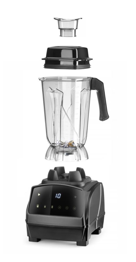 Digitale barblender BPA-vrij, HENDI, 2,5L, Zwart, 230V/1680W, 220x240x(H)535mm