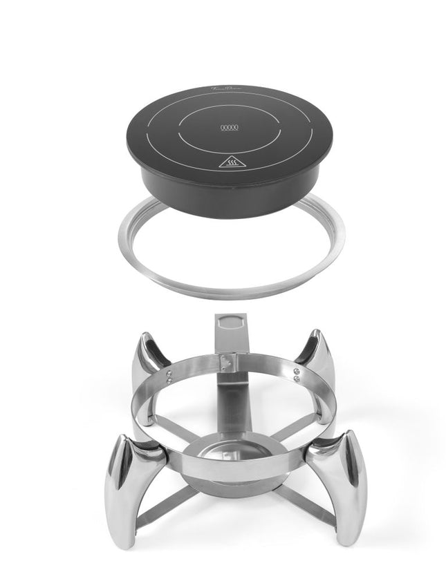 Inductie warmhoudplaat 800W, Fine Dine, Zwart, 230V/800W, âŒ€245x(H)80mm