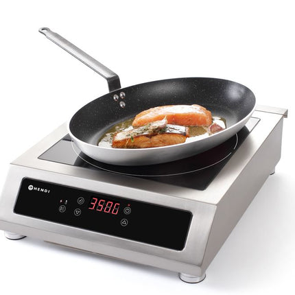 Inductiekookplaat model 3500 D XL, HENDI, Profi Line, 230V/3500W, 390x490x(H)120mm