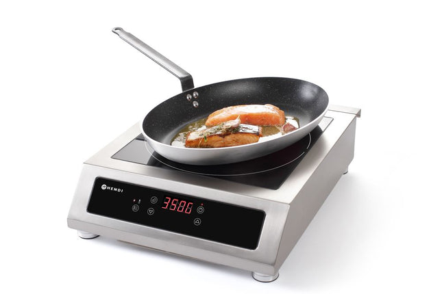 Inductiekookplaat model 3500 D XL, HENDI, Profi Line, 230V/3500W, 390x490x(H)120mm