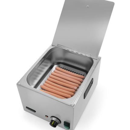 Worstenwarmer, HENDI, Kitchen Line, 9,3L, 230V/1000W, 386x287x(H)258mm