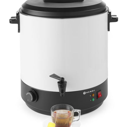 Warme dranken ketel, HENDI, 25L, Wit, 230V/2500W, 435x441x(H)500mm