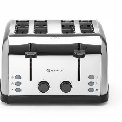 Toaster 4-sneetjes, HENDI, 240V/1500W, 295x335x(H)180mm