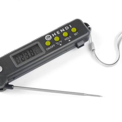 Thermometer met inklapbare sonde, HENDI, 160x40x(H)25mm