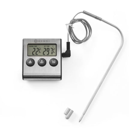 Braadthermometer met timer, HENDI, 65x70x(H)17mm