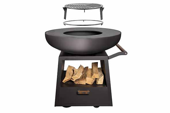 NOMAD BBQ BLACK ASSESS GRILLE SET 4