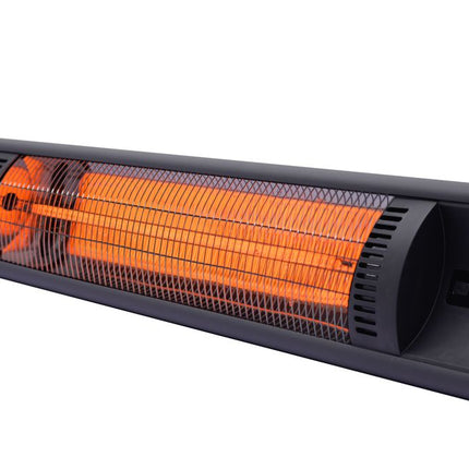 Infrarood terrasverwarmer Bola, HENDI, Zwart, 230V/2500W, 912x185x(H)174mm