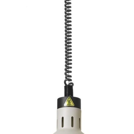 Warmtelamp verstelbaar cilindrisch, HENDI, Wit, 230V/250W, 175x(H)250mm