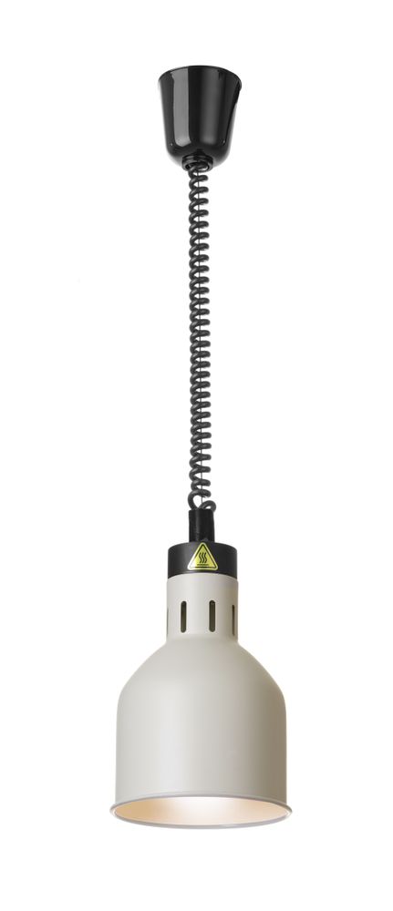 Warmtelamp verstelbaar cilindrisch, HENDI, Wit, 230V/250W, 175x(H)250mm