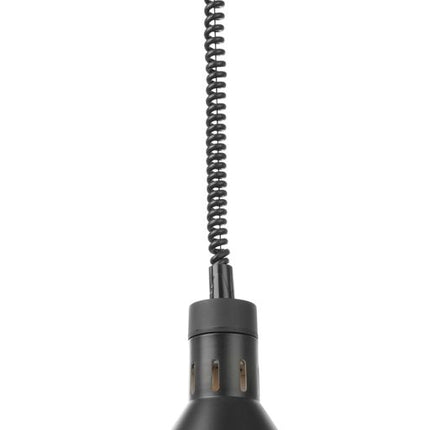 Verstelbare warmtelamp conisch, HENDI, Zwart, 230V/250W, 275x(H)250mm