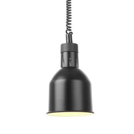 Warmtelamp verstelbaar cilindrisch, HENDI, Zwart, 230V/250W, 175x(H)250mm