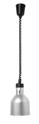 Warmtelamp verstelbaar cilindrisch, HENDI, Zilver, 230V/250W, 175x(H)250mm