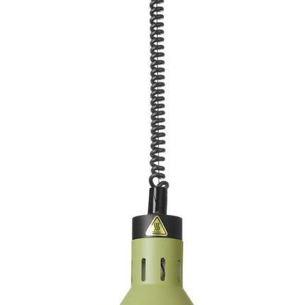 Verstelbare warmtelamp conisch, HENDI, Groen, 230V/250W, 275x(H)250mm