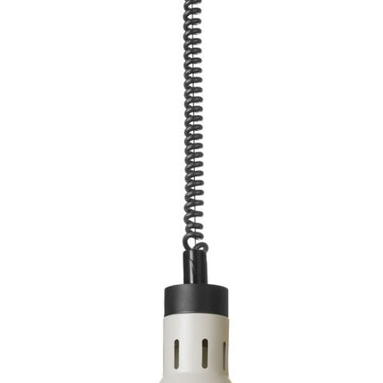 Verstelbare warmtelamp conisch, HENDI, Wit, 230V/250W, 275x(H)250mm