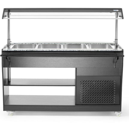 Saladebuffet display, Arktic, GN 1/1, 220-240V/170W, 1490x765x(H)1370mm