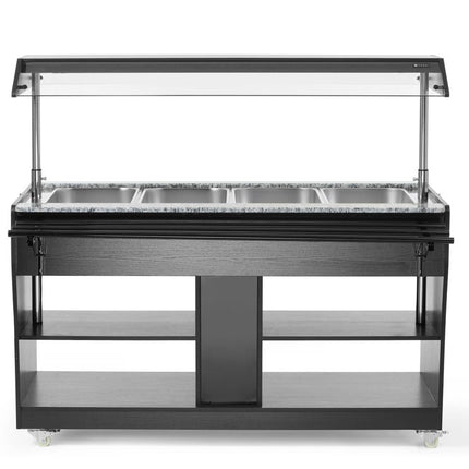 Warm buffet display, Arktic, GN 1/1, 1490x765x(H)1370mm