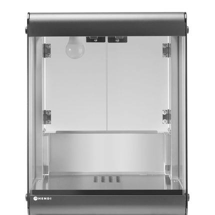 Nacho warmer, HENDI, Zwart, 220-240V/500W, 400x344x(H)525mm
