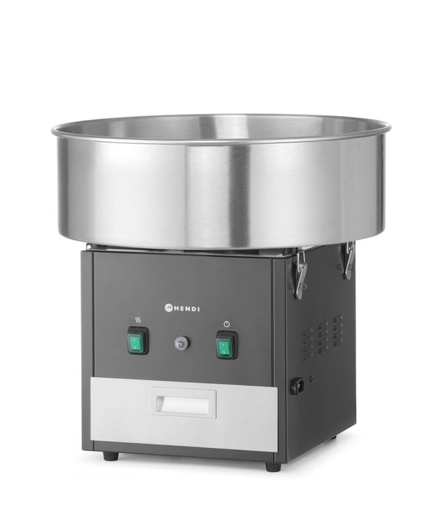 Suikerspinmachine , HENDI, Zwart, 220-240V/1130W, 520x520x(H)503mm