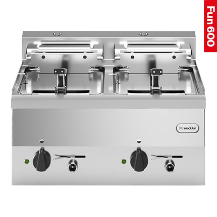 Friteuse 10L+10L