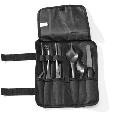Chef opmaak set, 6 stuks, zwart, HENDI, 255x25x(H)100mm