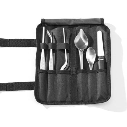 Chef opmaak set, 6 stuks, geborsteld, HENDI, 255x25x(H)100mm
