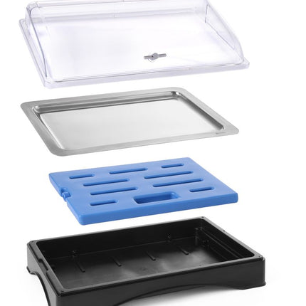 Koelelement voor gebruik met gekoelde tray 424186, HENDI, 430x280x(H)30mm