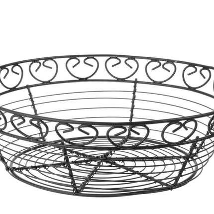 Draadmandje deco rond, HENDI, âŒ€250x(H)80mm