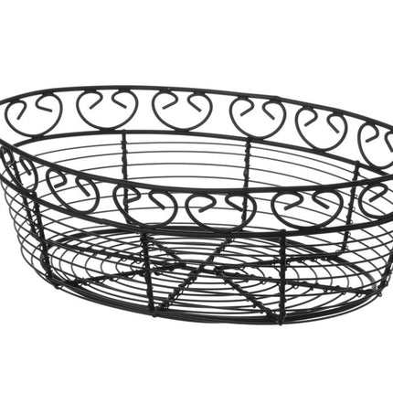 Draadmandje deco ovaal, HENDI, 255x160x(H)80mm