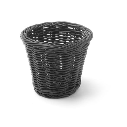 Snackmandje, HENDI, Zwart, âŒ€130x(H)110mm