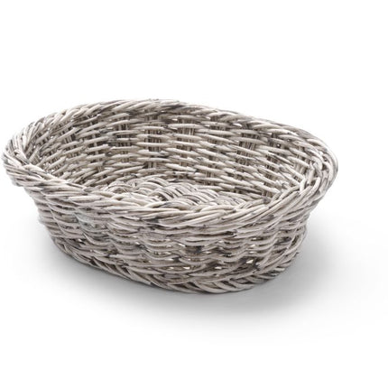 Broodmand ovaal, HENDI, Lichtgrijs, 250x190x(H)65mm
