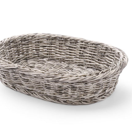 Broodmand ovaal, HENDI, Lichtgrijs, 320x230x(H)70mm