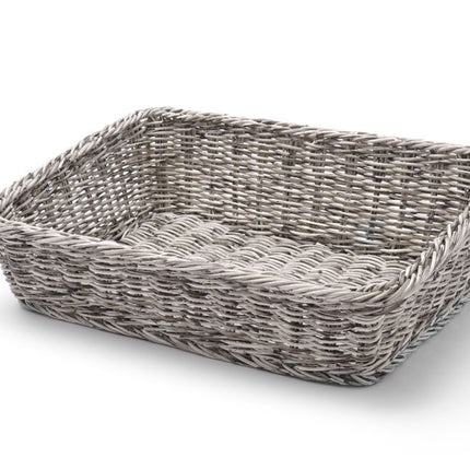 Broodmand rechthoekig, HENDI, Lichtgrijs, 400x300x(H)120mm