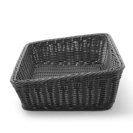 Broodmand rechthoekig, HENDI, Zwart, 400x300x(H)120mm
