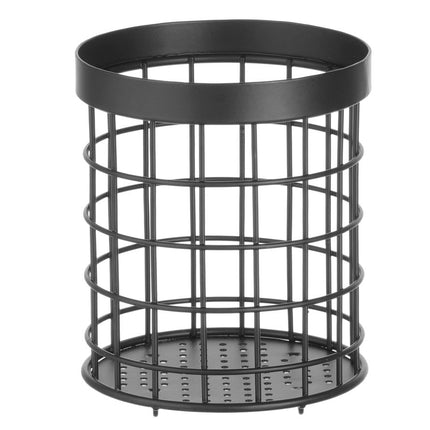 Bestekhouder zwart, HENDI, âŒ€125x(H)145mm