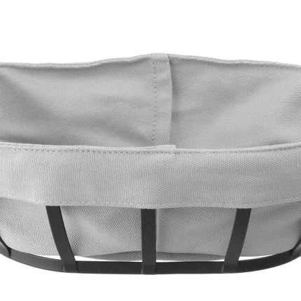 Broodmandje met zak, HENDI, ovaal, 250x160x(H)75mm
