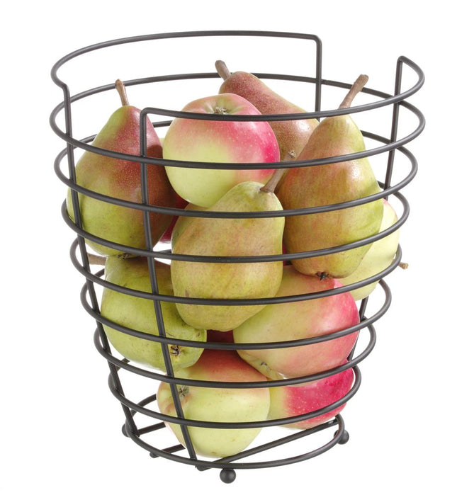 Fruitkorf zwart, HENDI, âŒ€230x(H)250mm