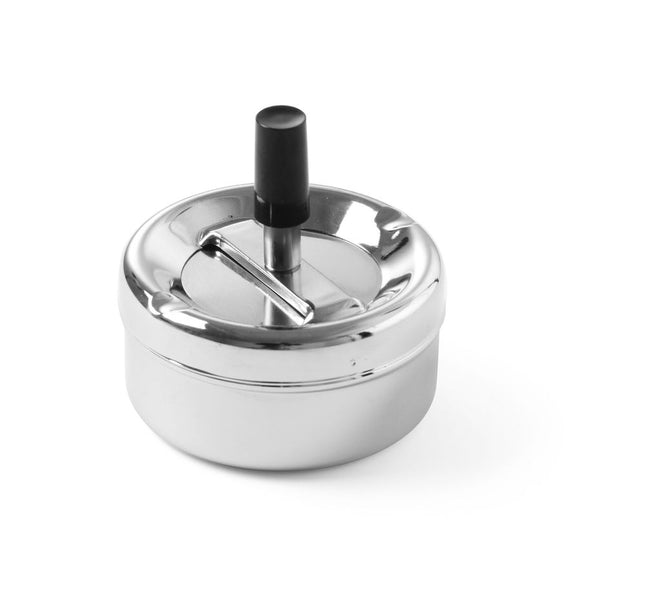 Asbak met drukknop, HENDI, 90x(H)45mm